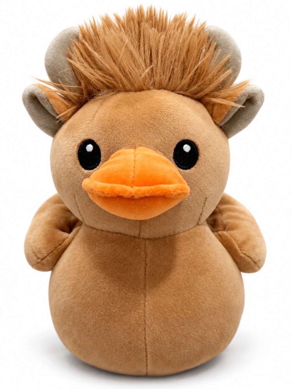 Animal Adventure Quackerz Highland Cow Duck 6" Plush Stuffed Animal